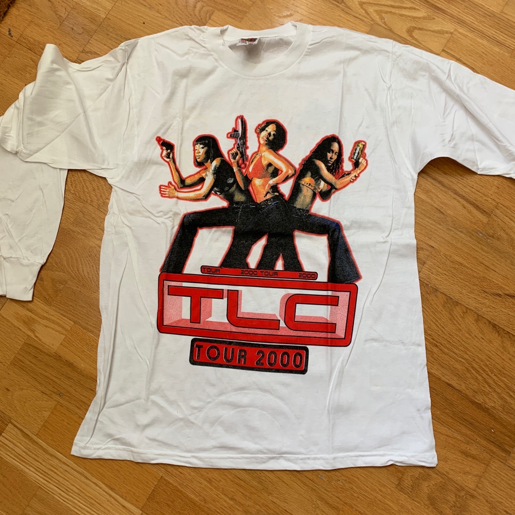 Vintage Tlc Concert Shirt From 2000 Tour With Christina Aguilera